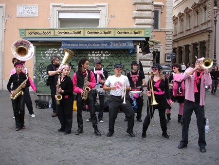 Pink Puffers Brass Band